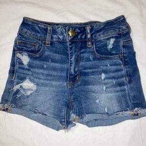 Denim shorts